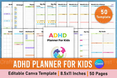 ADHD Planner for Kids: Effective Organization Tool - CraftNest - Digital Crafting and Art