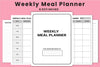 Weekly Meal Planner  Bundle