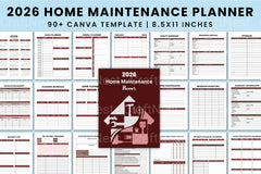 Home Maintenance Planner Guide - CraftNest - Digital Crafting and Art
