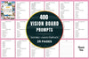 Vision Board Prompts for Inspiration and Goal Setting