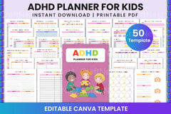 ADHD Planner for Kids: Boost Focus & Organization - CraftNest - Digital Crafting and Art