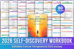 Self Discovery Workbook for Personal Growth - CraftNest - Digital Crafting and Art