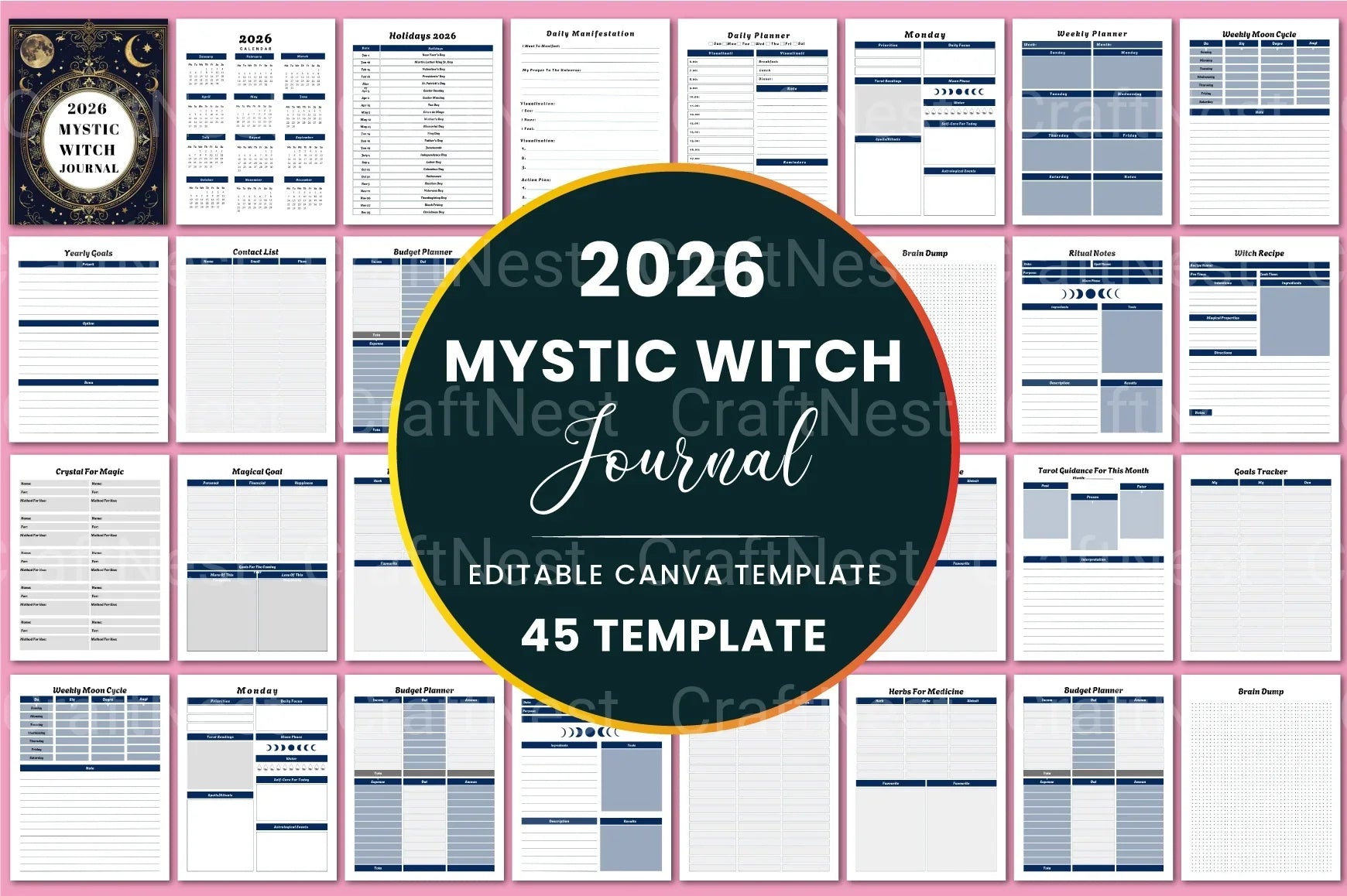 Mystic Witch Artwork - CraftNest - Digital Crafting and Art