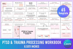 PTSD Trauma Processing Workbook for Healing and Recovery - CraftNest - Digital Crafting and Art