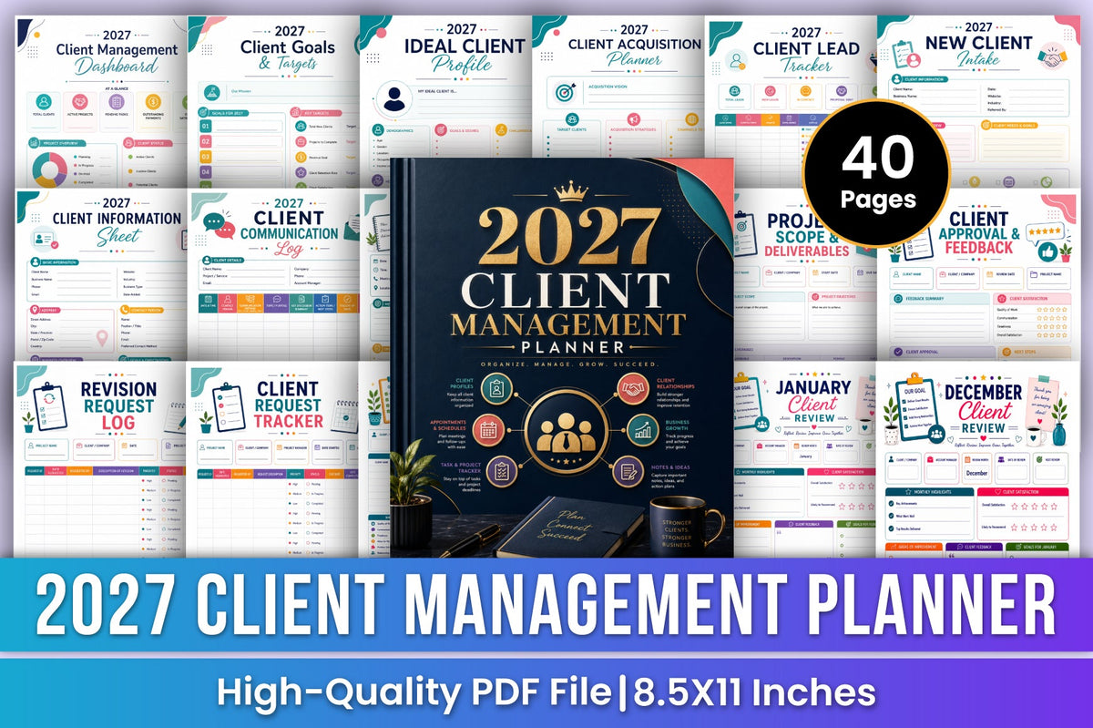 Client Management Planner 2027