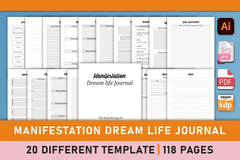 Manifestation Dream Life Planner - CraftNest - Digital Crafting and Art
