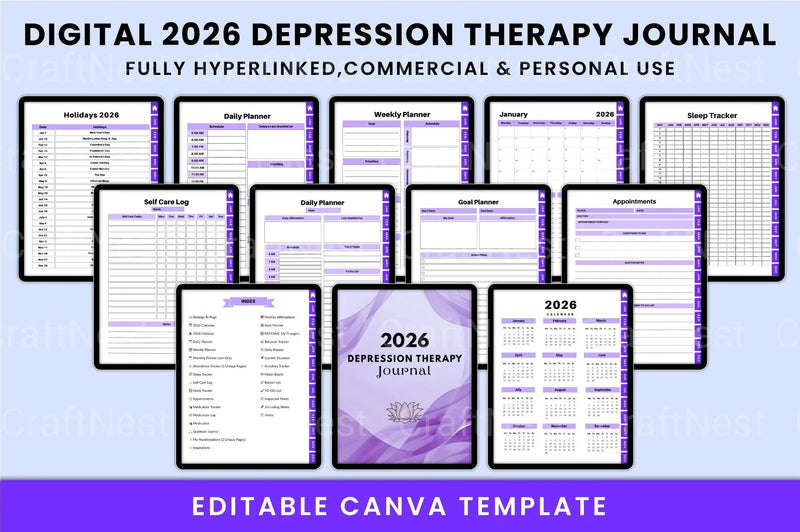 Effective Depression Therapy Techniques - CraftNest - Digital Crafting and Art