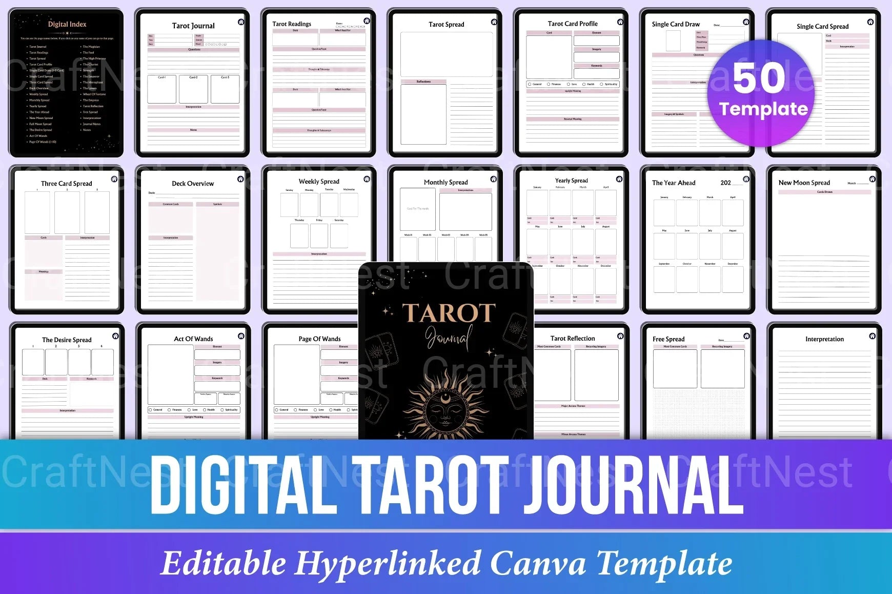 Tarot Card Design for Spiritual Guidance - CraftNest - Digital Crafting and Art