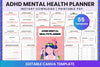ADHD Mental Health Planner for Improved Focus