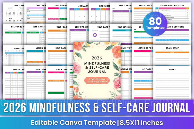 Mindfulness Self-Care Guide - CraftNest - Digital Crafting and Art
