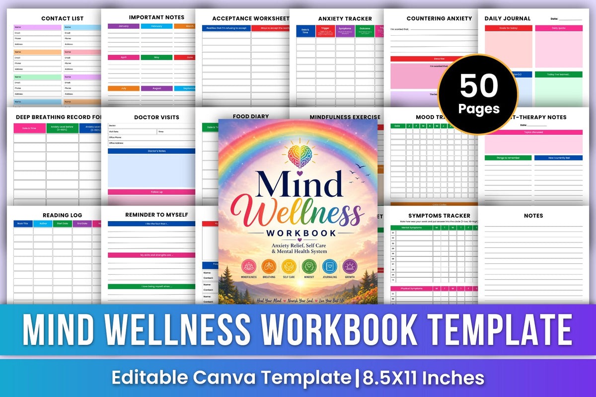 Mind Wellness Workbook for Personal Growth