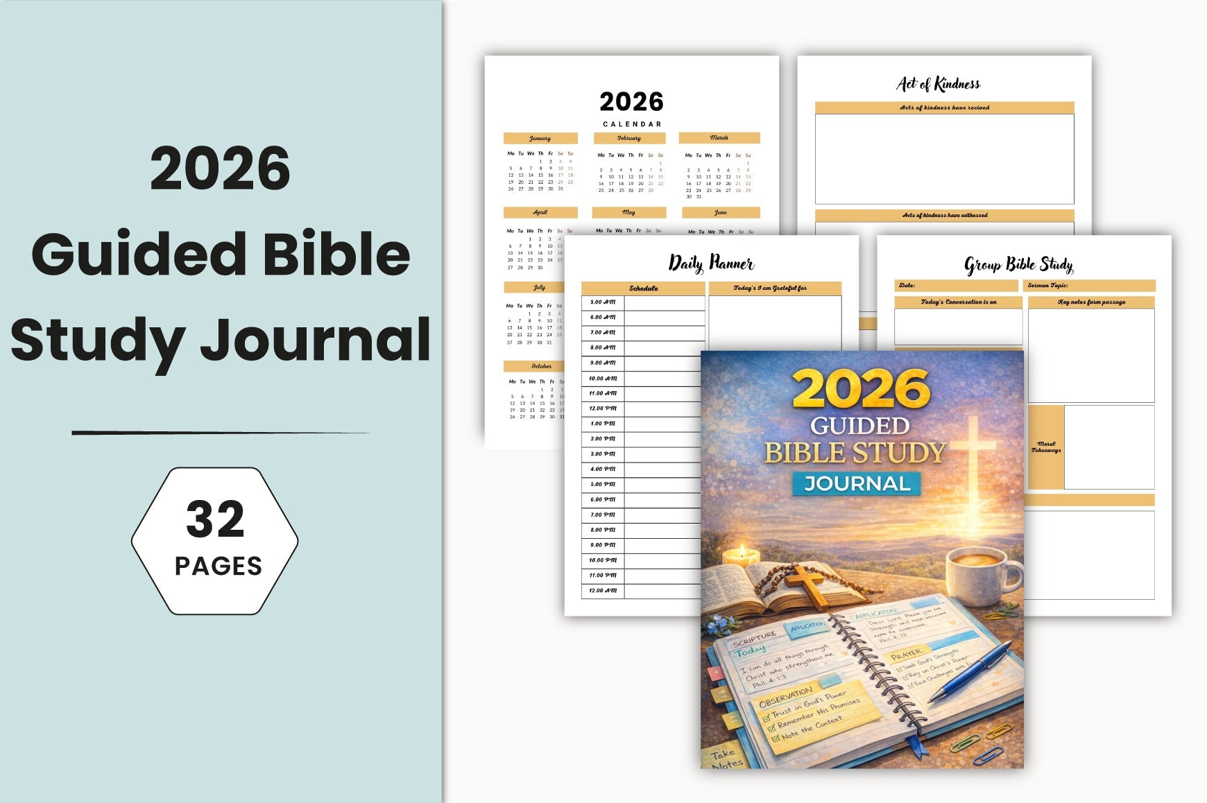 Guided Bible Study Journal