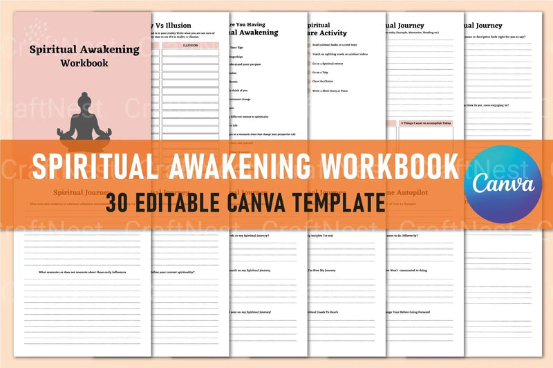 Spiritual Awakening Workbook Guide - CraftNest - Digital Crafting and Art