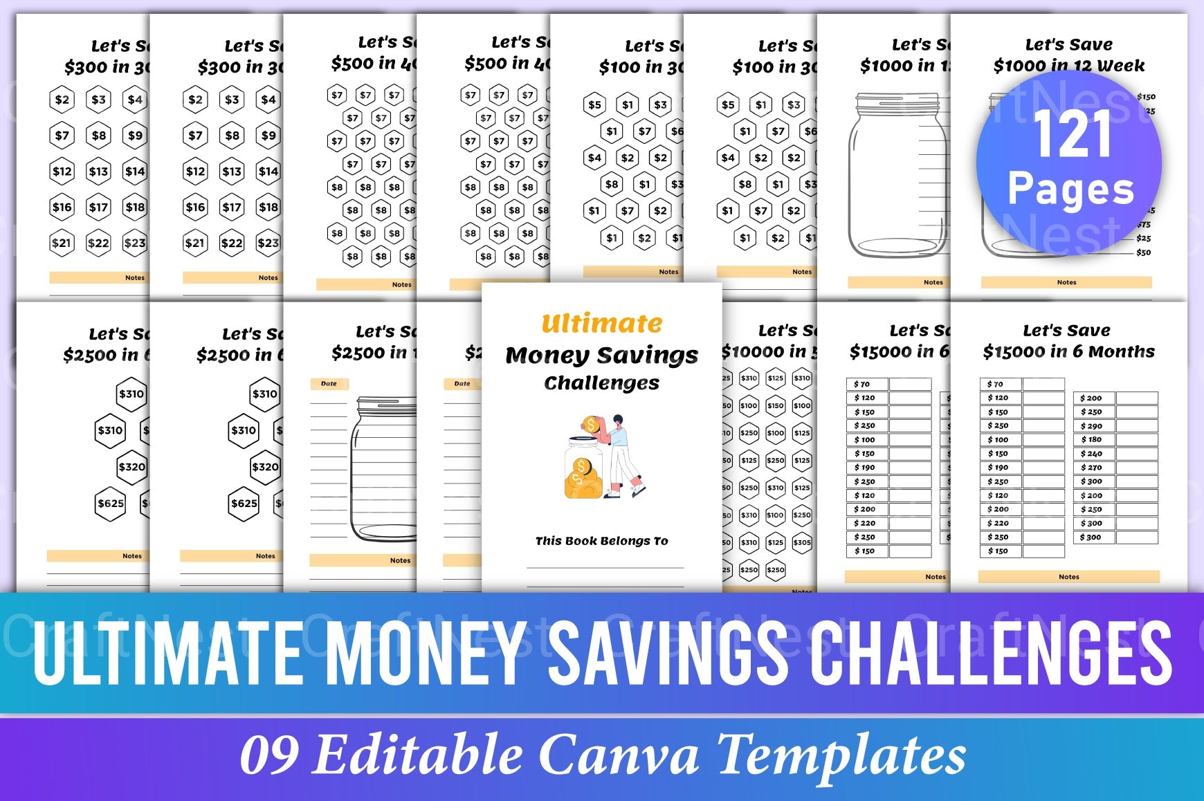 Ultimate Money Savings Challenges - CraftNest - Digital Crafting and Art
