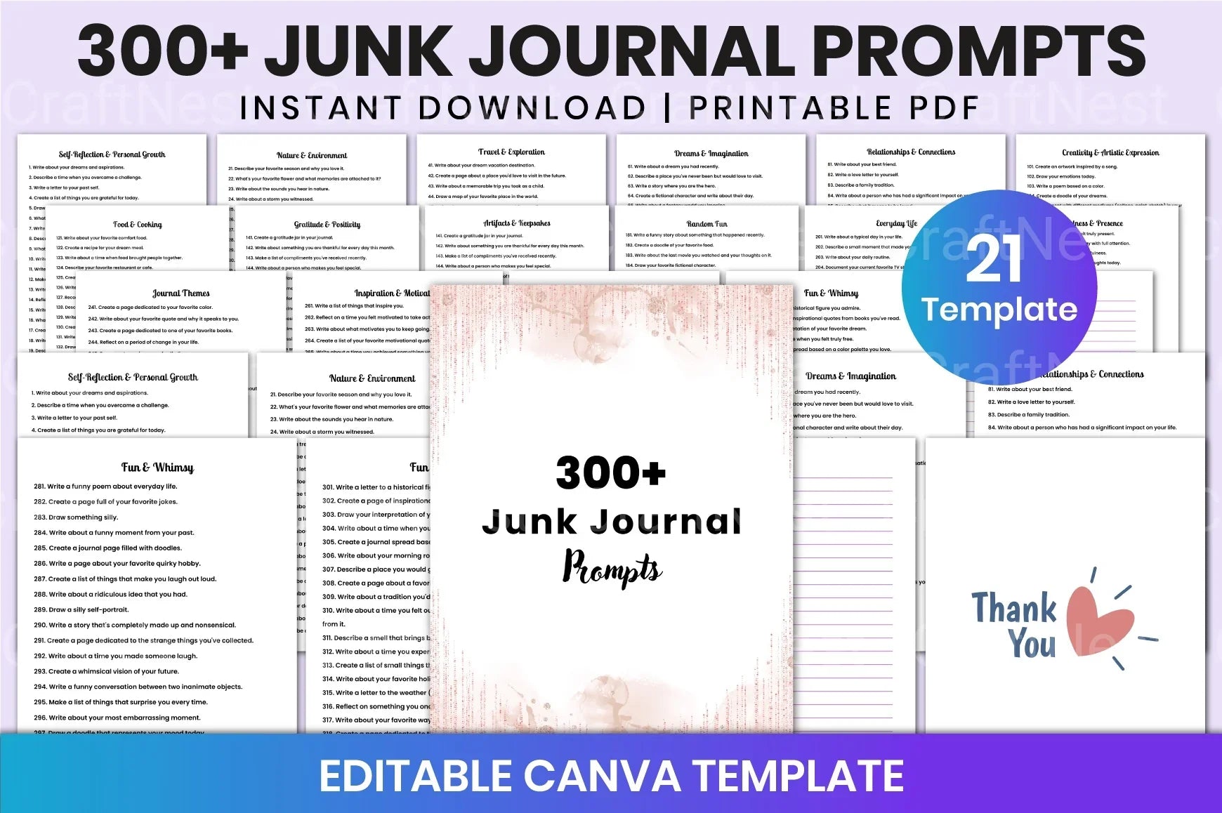 300 Creative Prompts for Inspiration - CraftNest - Digital Crafting and Art