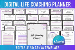 Life Coaching Planner for Personal Growth - CraftNest - Digital Crafting and Art
