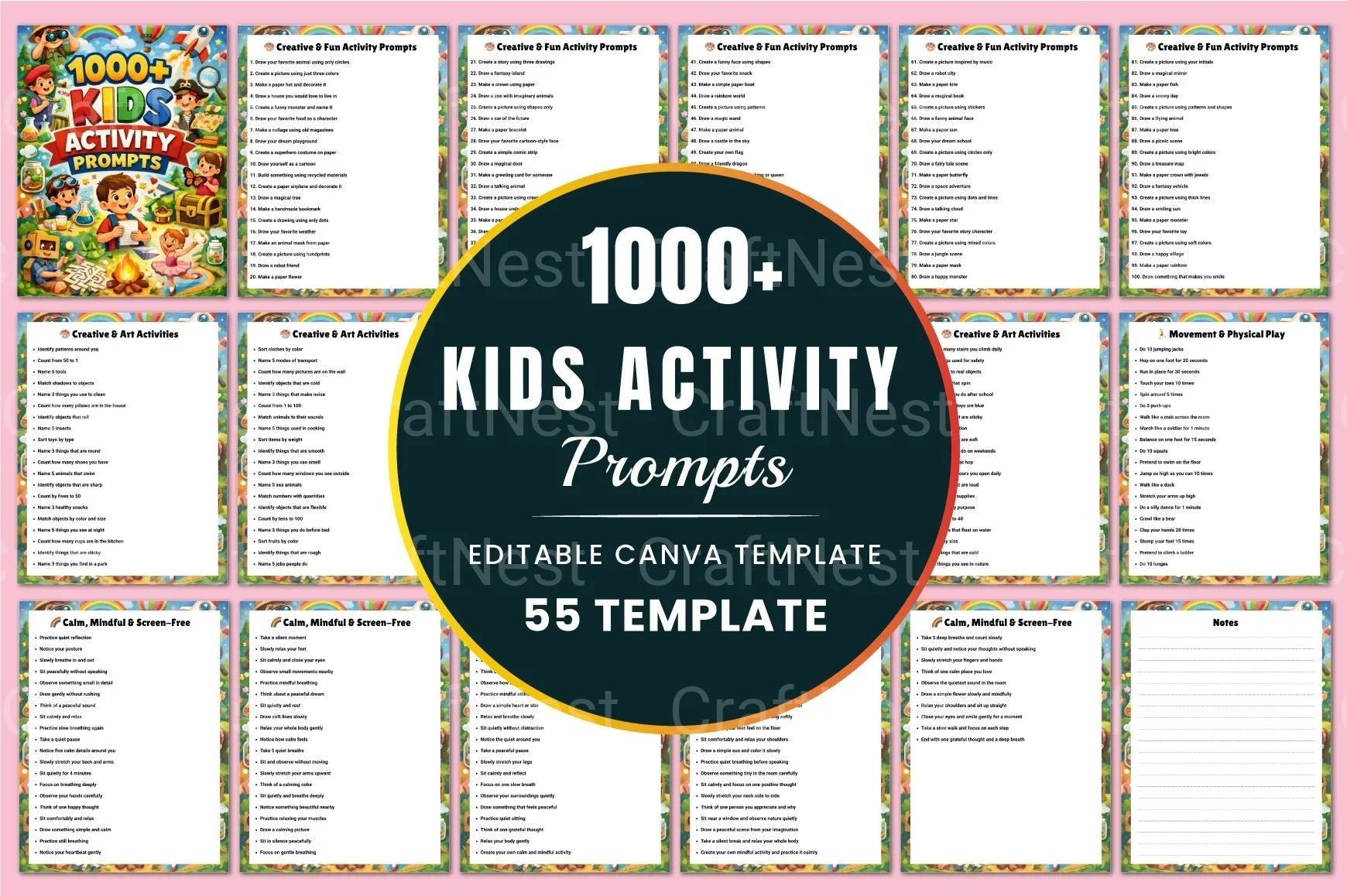 Creative Kids Activity Prompts for Fun and Learning - CraftNest - Digital Crafting and Art