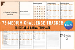 Medium Challenge Tracker: Stay Organized and Motivated - CraftNest - Digital Crafting and Art