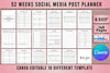 52-Week Social Media Post Planner