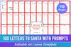 Letters to Santa with Writing Prompts