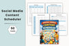 Social Media Content Scheduler Planner