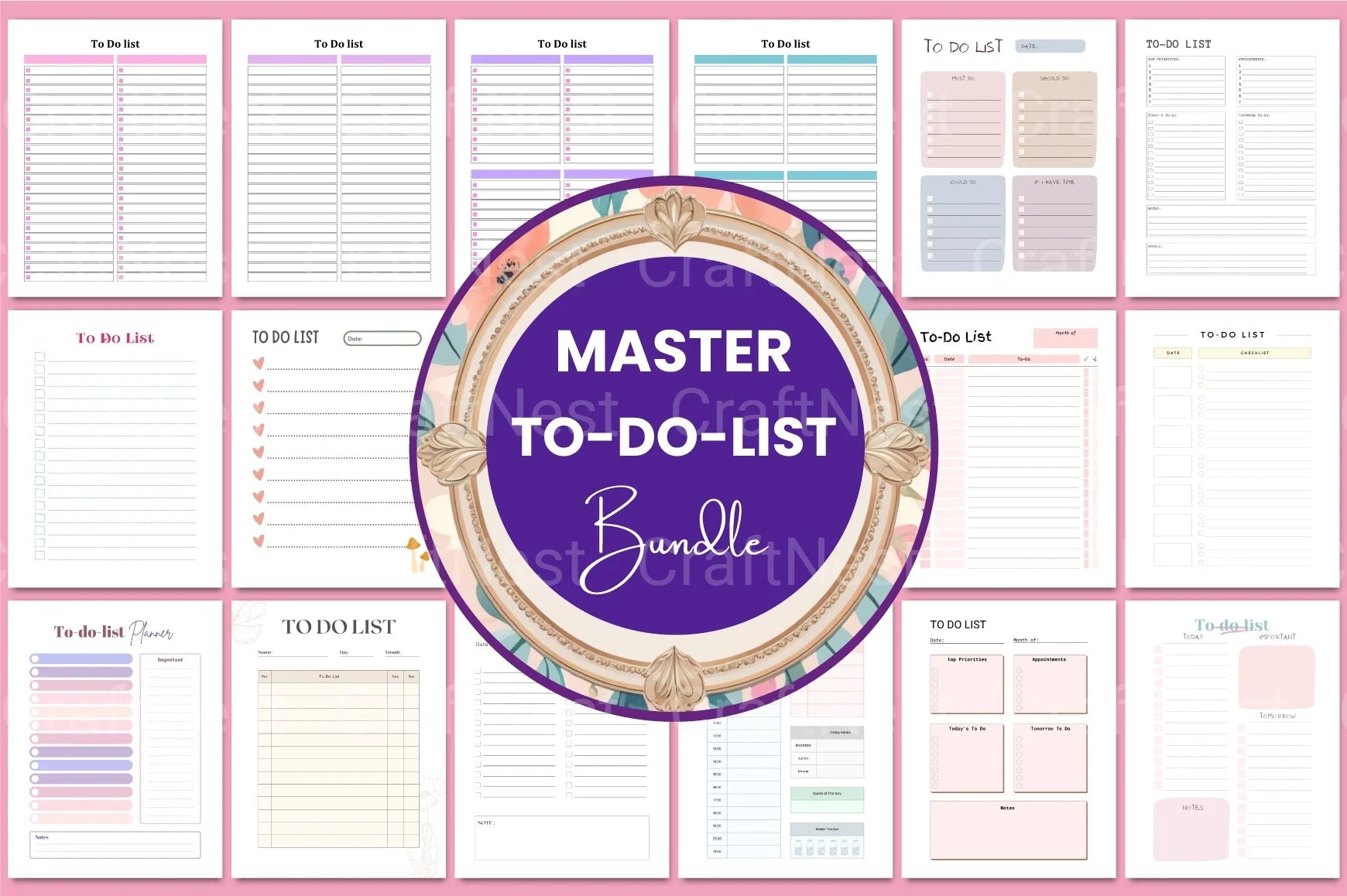 Master To-Do List for Optimal Productivity - CraftNest - Digital Crafting and Art
