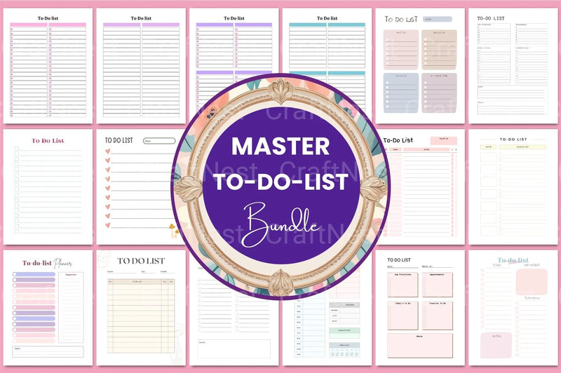 Master To-Do List for Optimal Productivity - CraftNest - Digital Crafting and Art
