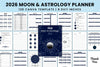 Moon Astrology Planner Canva Template