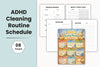 ADHD Cleaning Routine Schedule Planner