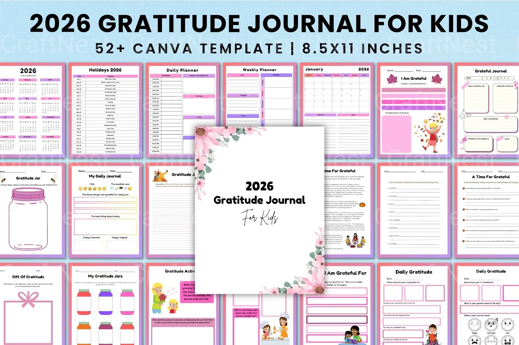 Gratitude Activities for Kids - CraftNest - Digital Crafting and Art