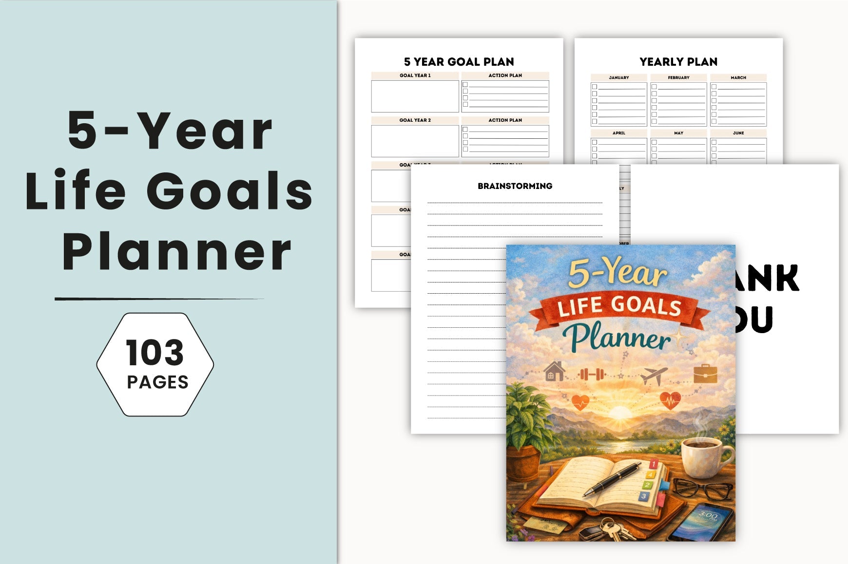 Yearly Life Goals Planner