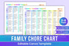 Family Chore Chart Template