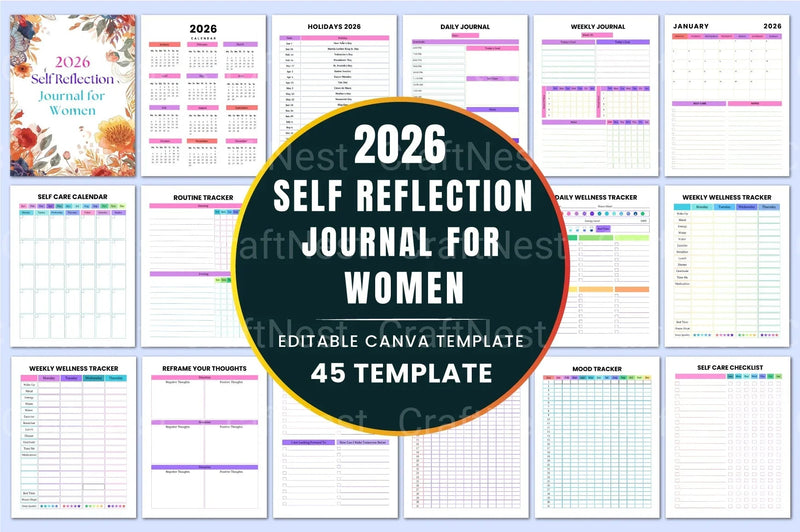 Empowering Self-Reflection for Women - CraftNest - Digital Crafting and Art