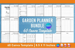 Garden Planner Canva Template - CraftNest - Digital Crafting and Art