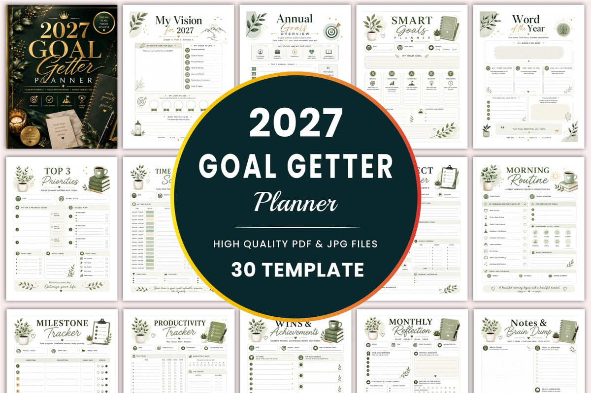 Goal Getter Planner 2027