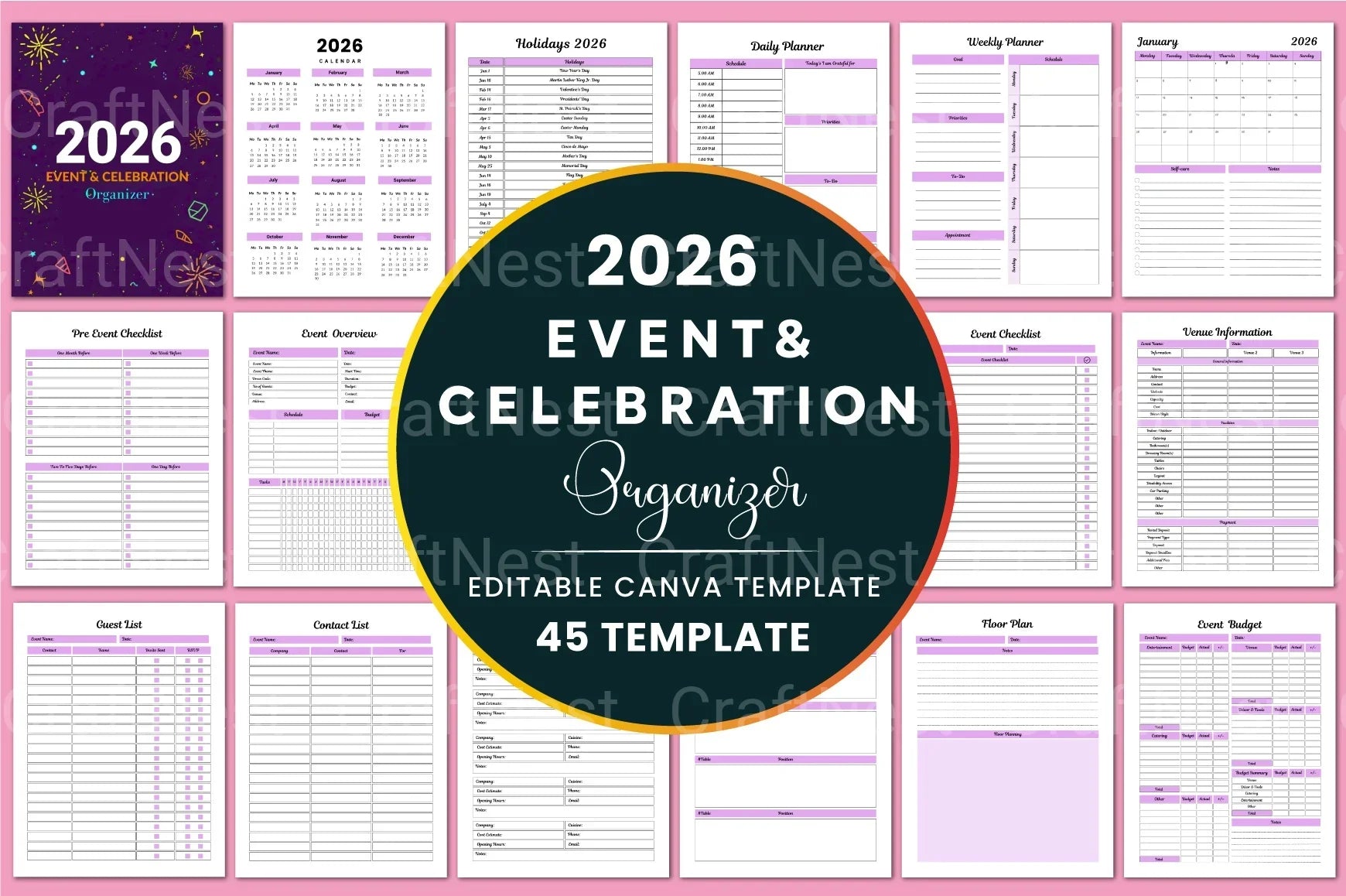 Event Celebration Organizer Services - CraftNest - Digital Crafting and Art