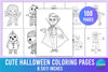 Cute Halloween Coloring Pages