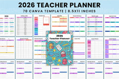 Teacher Planner 2024: Organize Your Classroom Efficiently - CraftNest - Digital Crafting and Art
