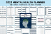 Mental Health Planner for Wellness and Self-Care