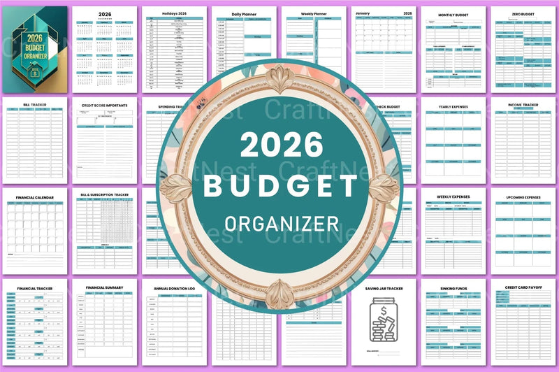 Budget Organizer Tool - CraftNest - Digital Crafting and Art