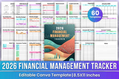 Financial Management Tracker Tool - CraftNest - Digital Crafting and Art