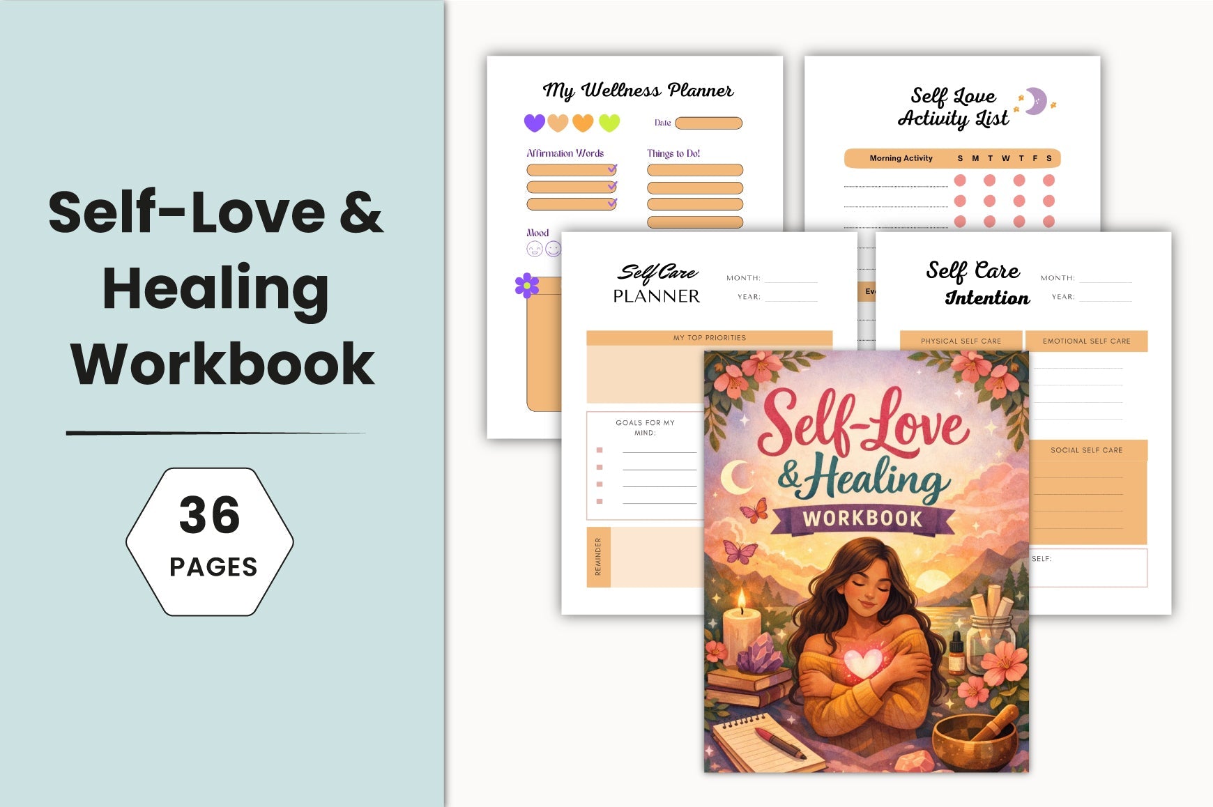 Self Love Healing Workbook