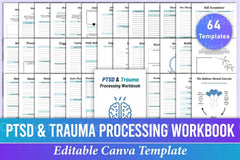 PTSD Trauma Processing Workbook - CraftNest - Digital Crafting and Art