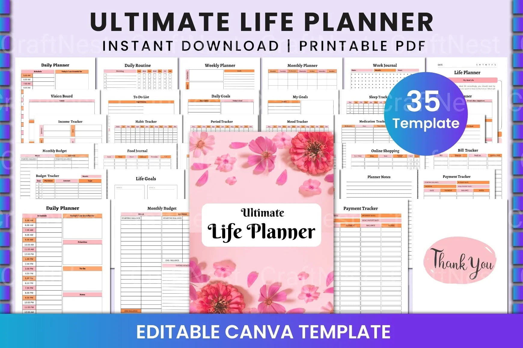Ultimate Life Planner - CraftNest - Digital Crafting and Art