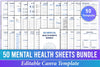 Mental Health Worksheets for Wellbeing