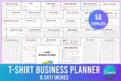 Shirt Business Planner Guide - CraftNest - Digital Crafting and Art
