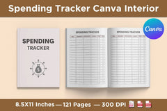 Spending Tracker Planner - CraftNest - Digital Crafting and Art
