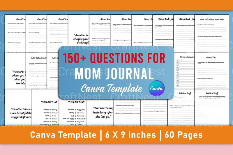 Mother Daughter Canva Design - CraftNest - Digital Crafting and Art