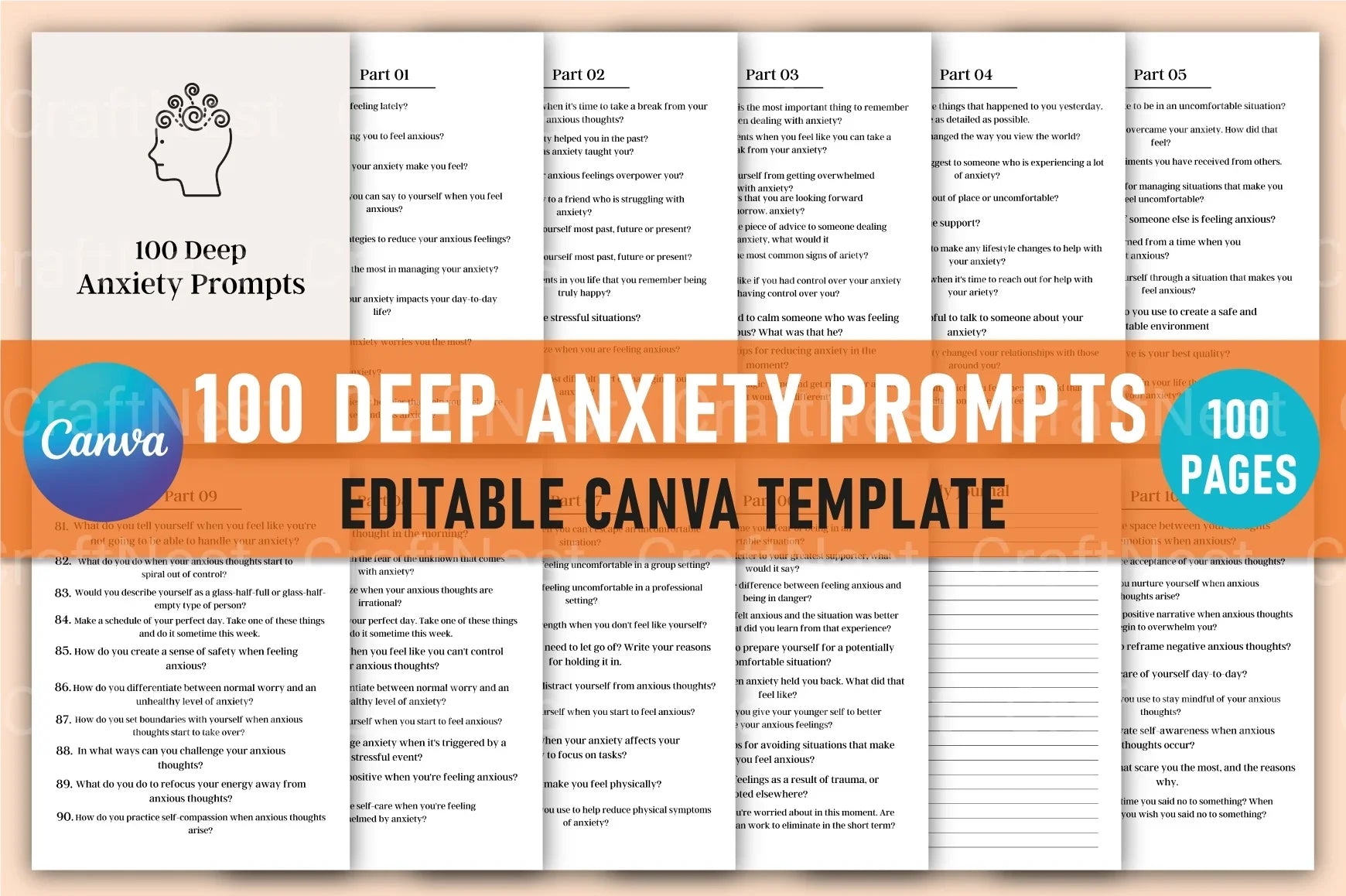 Deep Anxiety Prompts - CraftNest - Digital Crafting and Art