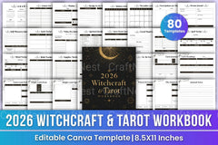 Witchcraft Tarot Workbook Guide - CraftNest - Digital Crafting and Art